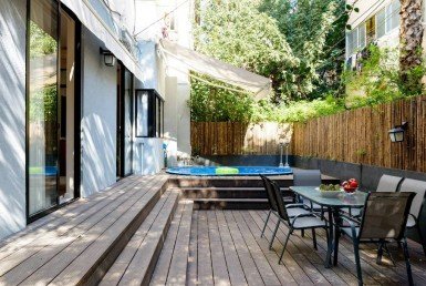 A VENDRE SUBLIME REZ DE JARDIN DE 3 PIÈCES DIZENGOF/BENGURION - TEL AVIV